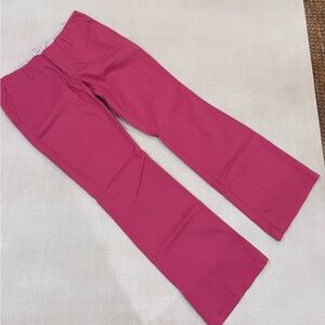 EXPRESS Women's Flare Stretch Chino Pink (8)